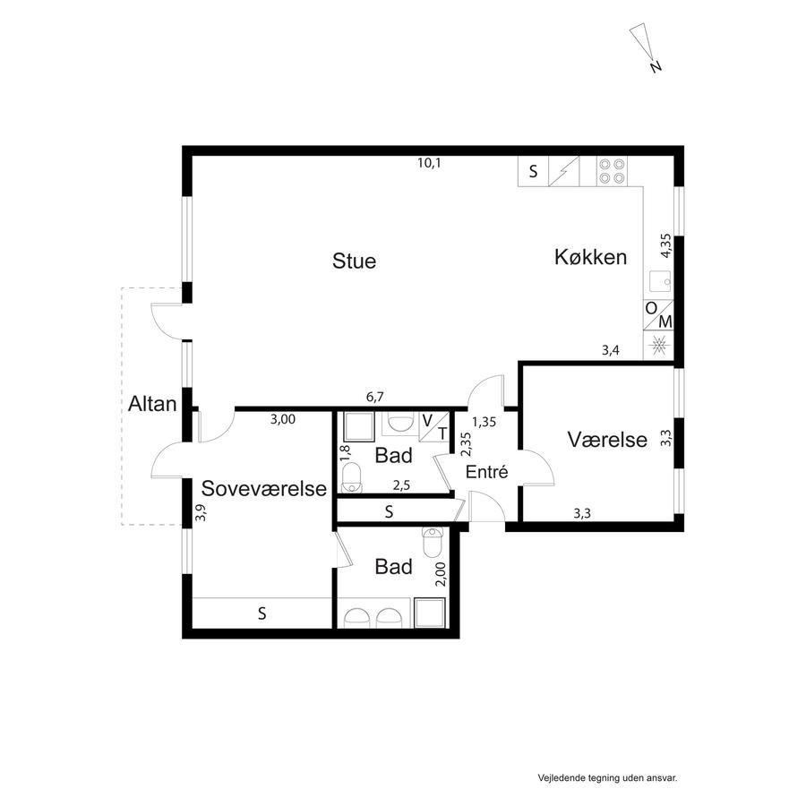 City Lux Apartment With 2 Full Bathrooms 2Tv Kopenhagen Bagian luar foto